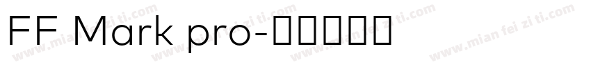 FF Mark pro字体转换
